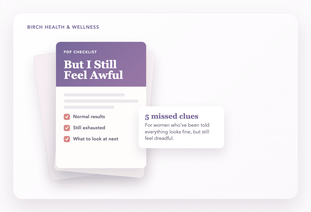 But I Still Feel Awful checklist mockup