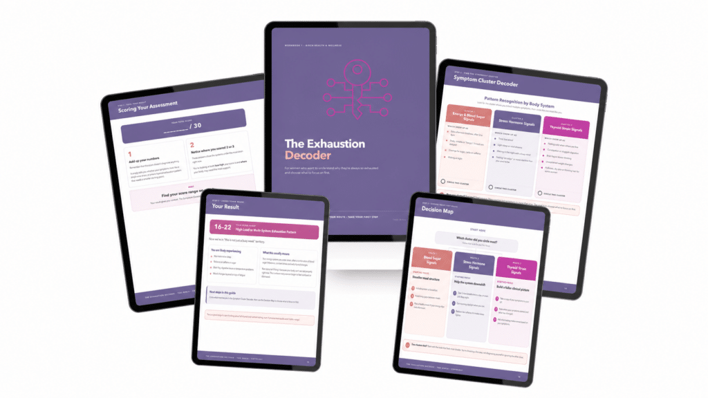 The Exhaustion Decoder Product Mockup
