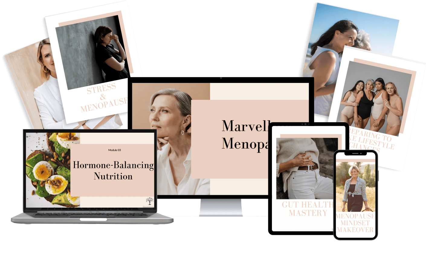 Marvellous Menopause mockup transparent 2