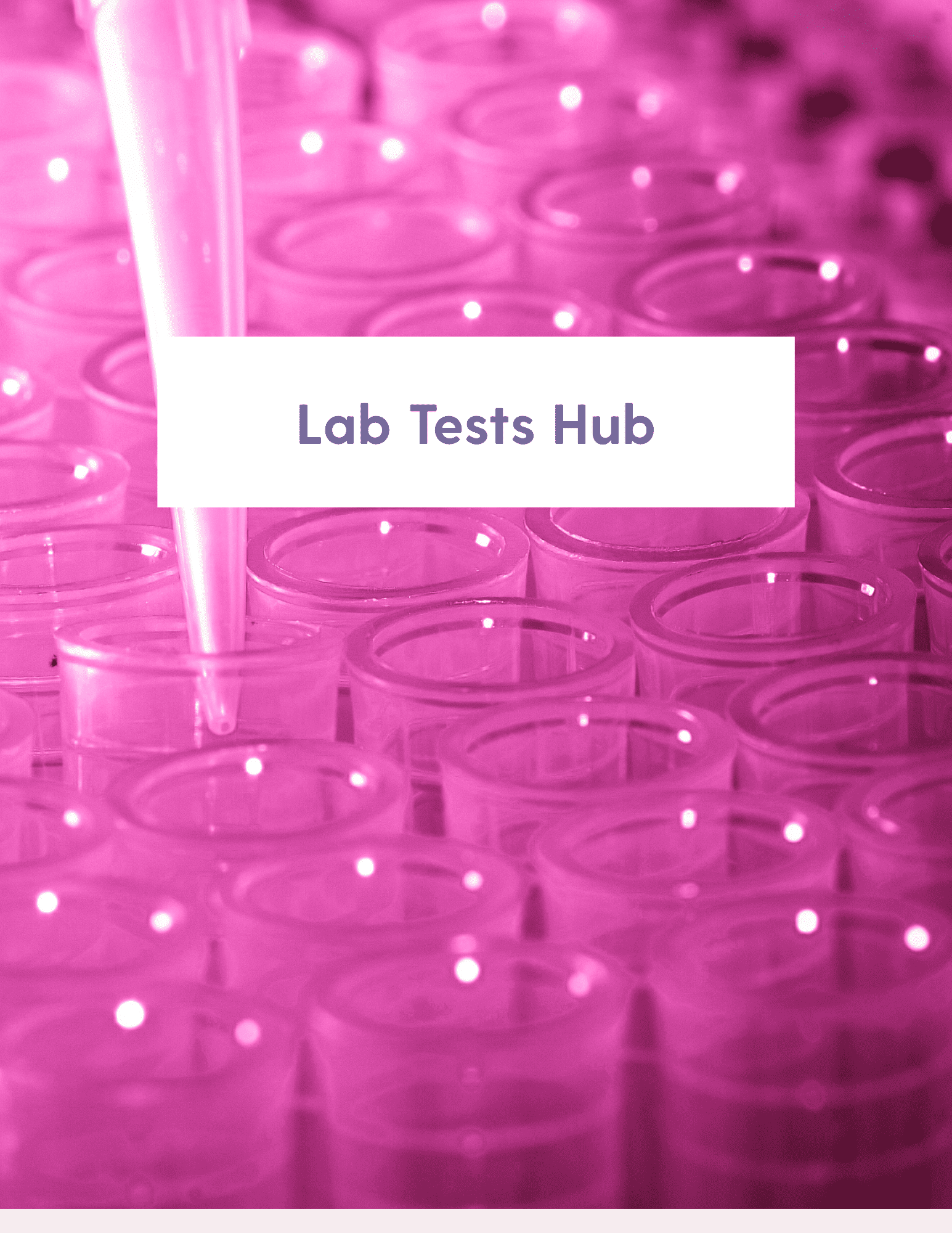 Lab testing vials pink Lab testing vials pink
